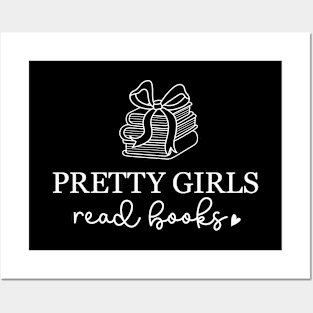 Pretty girls read books Posters and Art